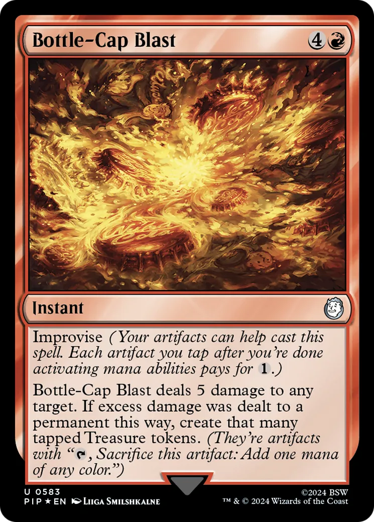 Explosion de capsules from Fallout - Magic: The Gathering