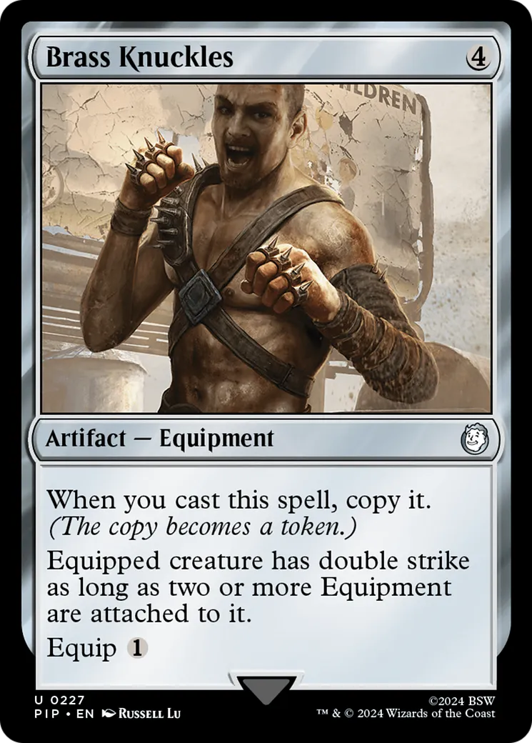 Brass Knuckles — Fallout — Magic: The Gathering