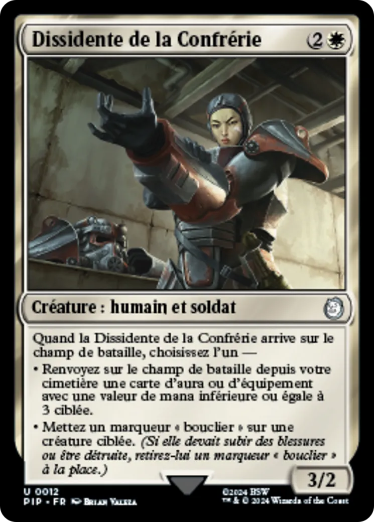 Dissidente de la Confrérie — Fallout — Magic: The Gathering