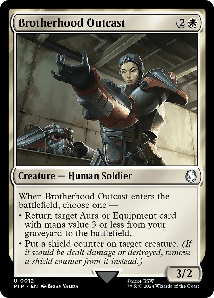Brotherhood Outcast — Fallout — Magic: The Gathering