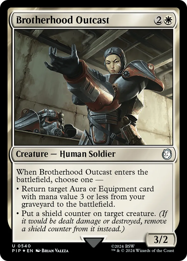 Brotherhood Outcast — Fallout — Magic: The Gathering