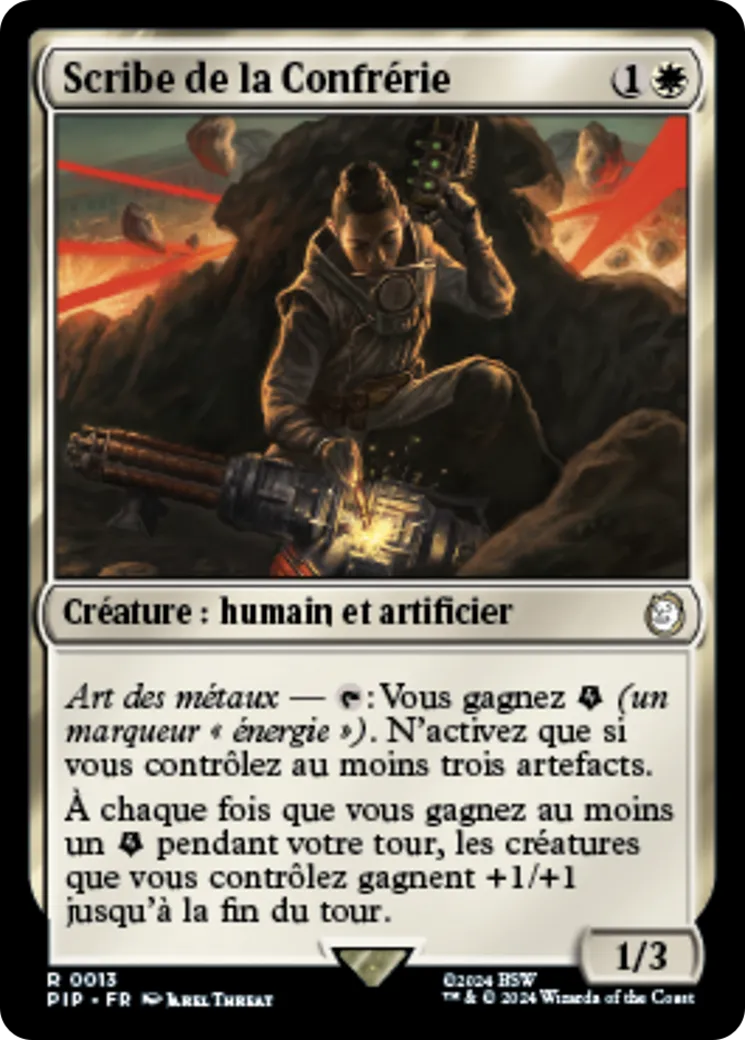 Scribe de la Confrérie — Fallout — Magic: The Gathering