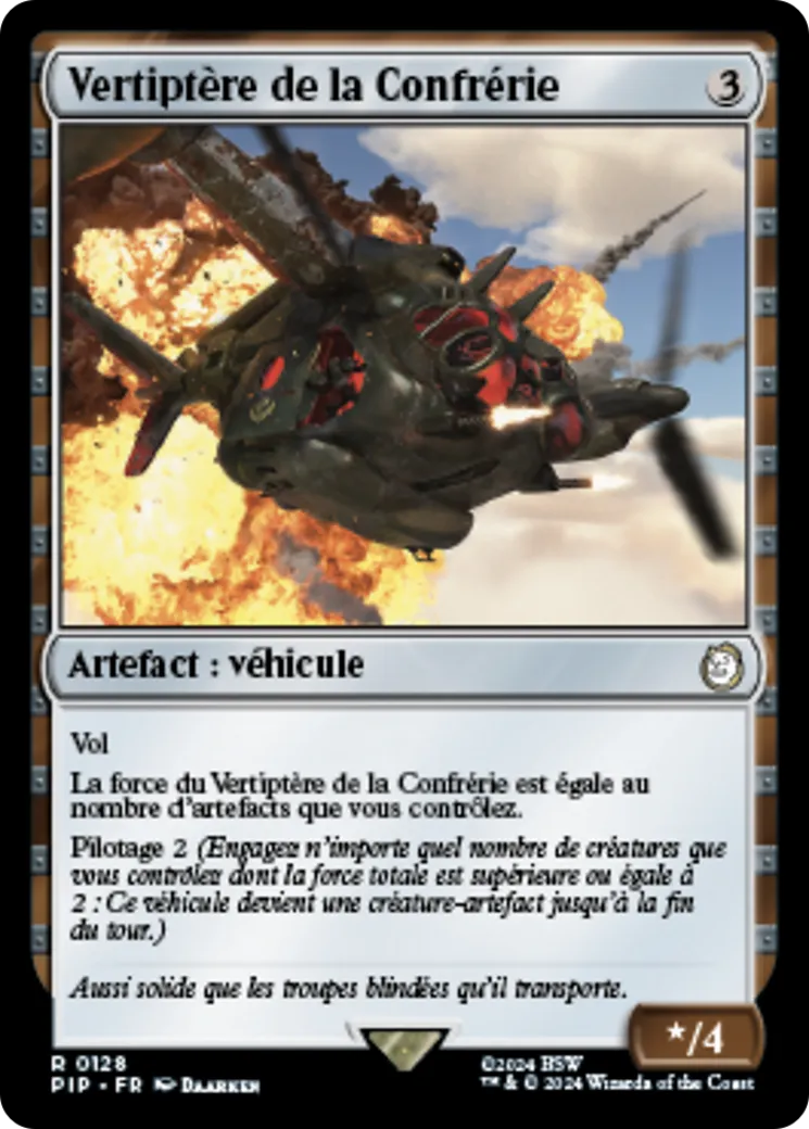 Vertiptère de la Confrérie — Fallout — Magic: The Gathering
