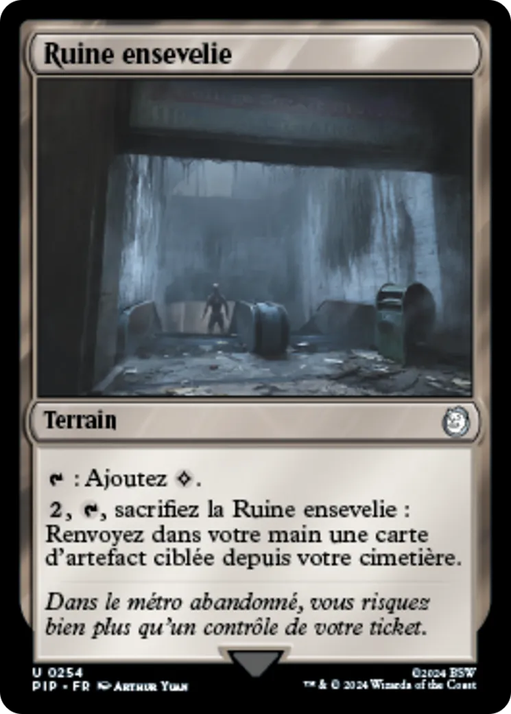 Ruine ensevelie — Fallout — Magic: The Gathering