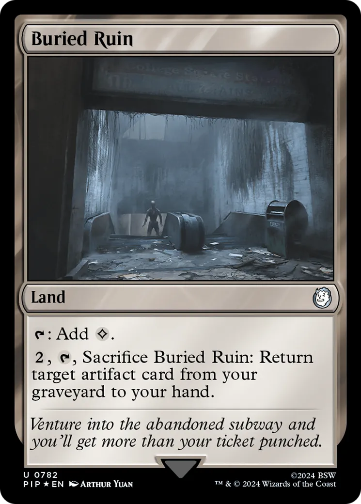 Ruine ensevelie — Fallout — Magic: The Gathering