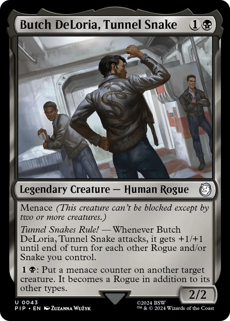 Butch DeLoria, Tunnel Snake from Fallout - Magic: The Gathering