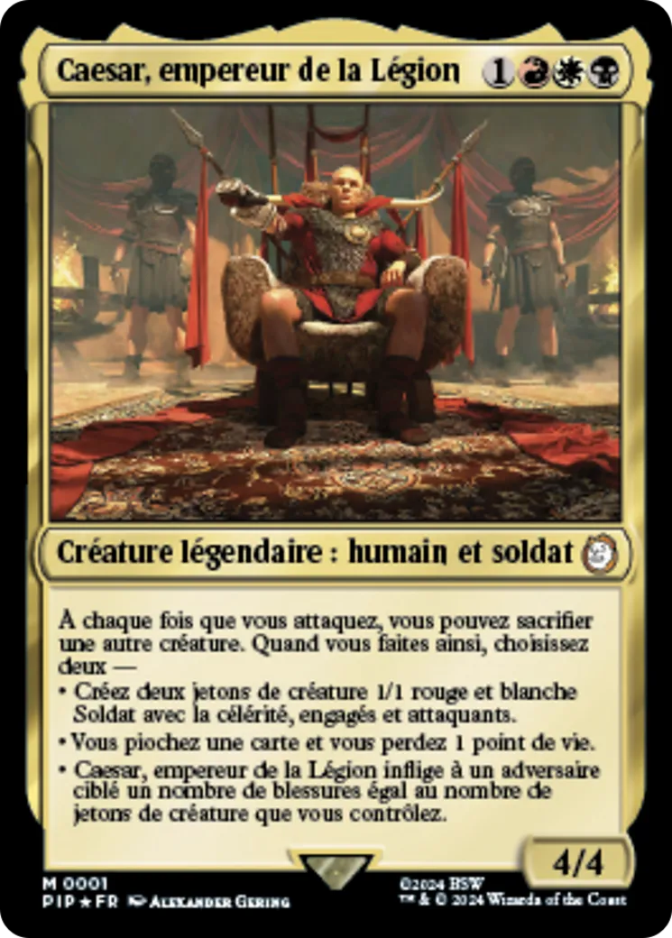 Caesar, empereur de la Légion — Fallout — Magic: The Gathering