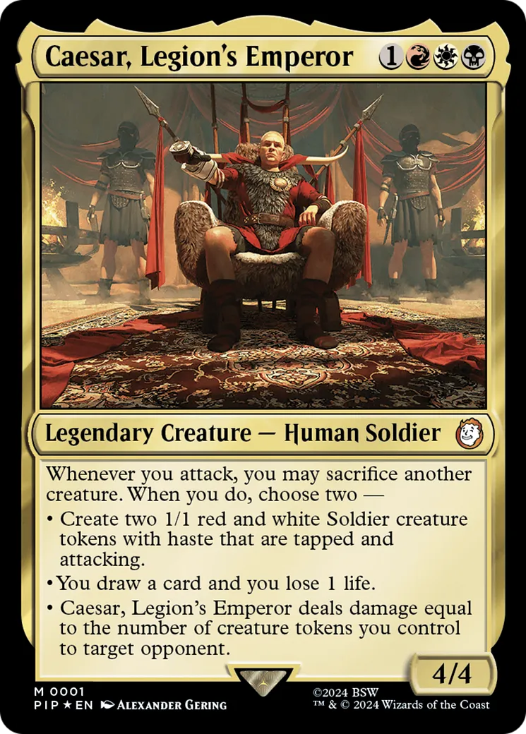 Caesar, Legion's Emperor — Fallout — Magic: The Gathering