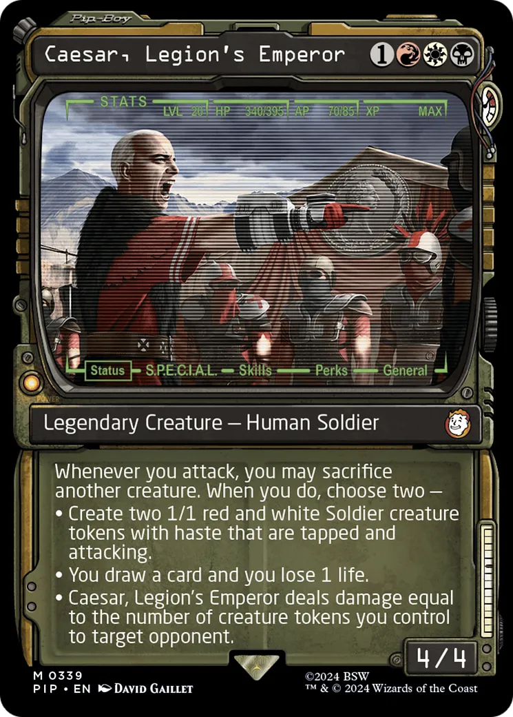 Caesar, empereur de la Légion — Fallout — Magic: The Gathering