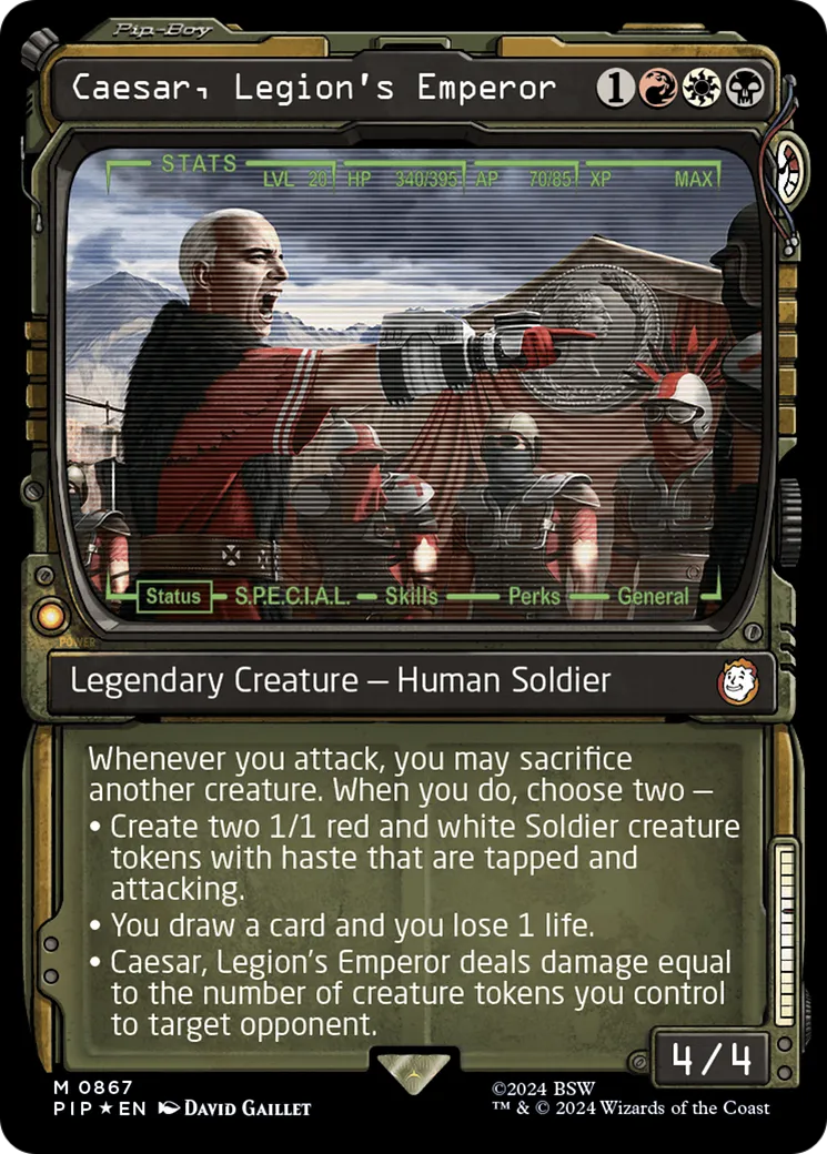 Caesar, empereur de la Légion — Fallout — Magic: The Gathering