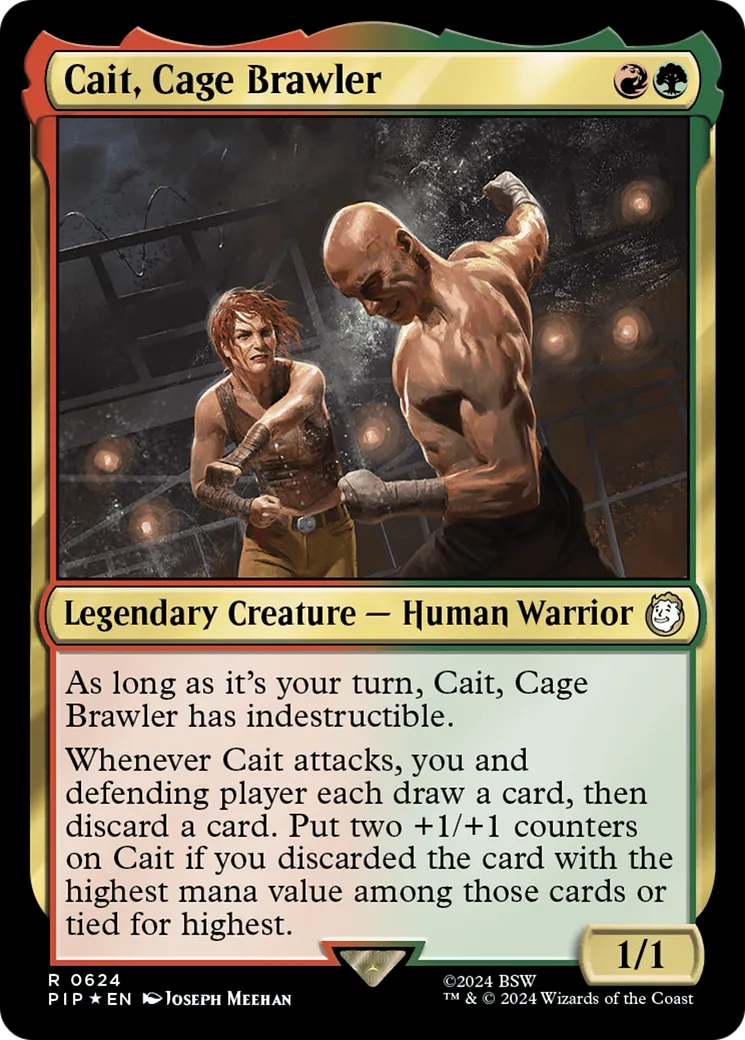 Cait, Cage Brawler — Fallout — Magic: The Gathering