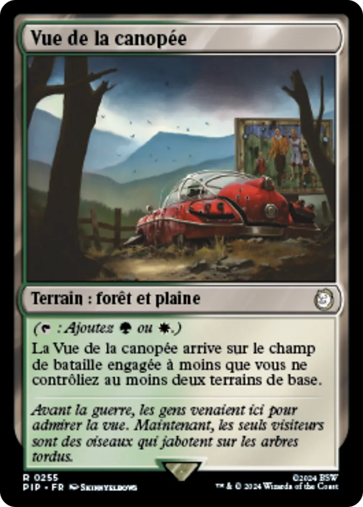 Vue de la canopée — Fallout — Magic: The Gathering