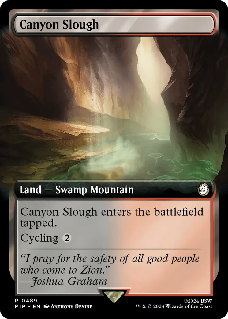 Canyon Slough — Fallout — Magic: The Gathering