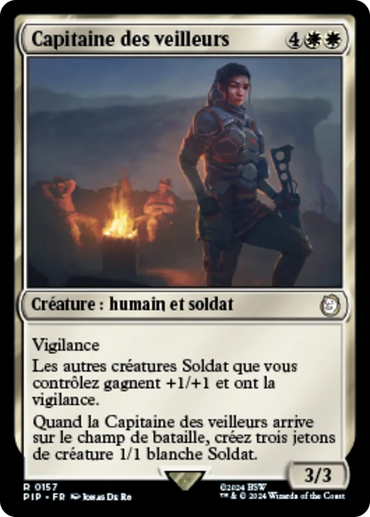 Capitaine des veilleurs — Fallout — Magic: The Gathering