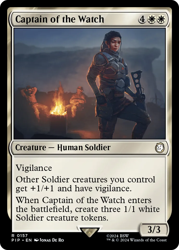 Captain of the Watch from Fallout - Magic: The Gathering