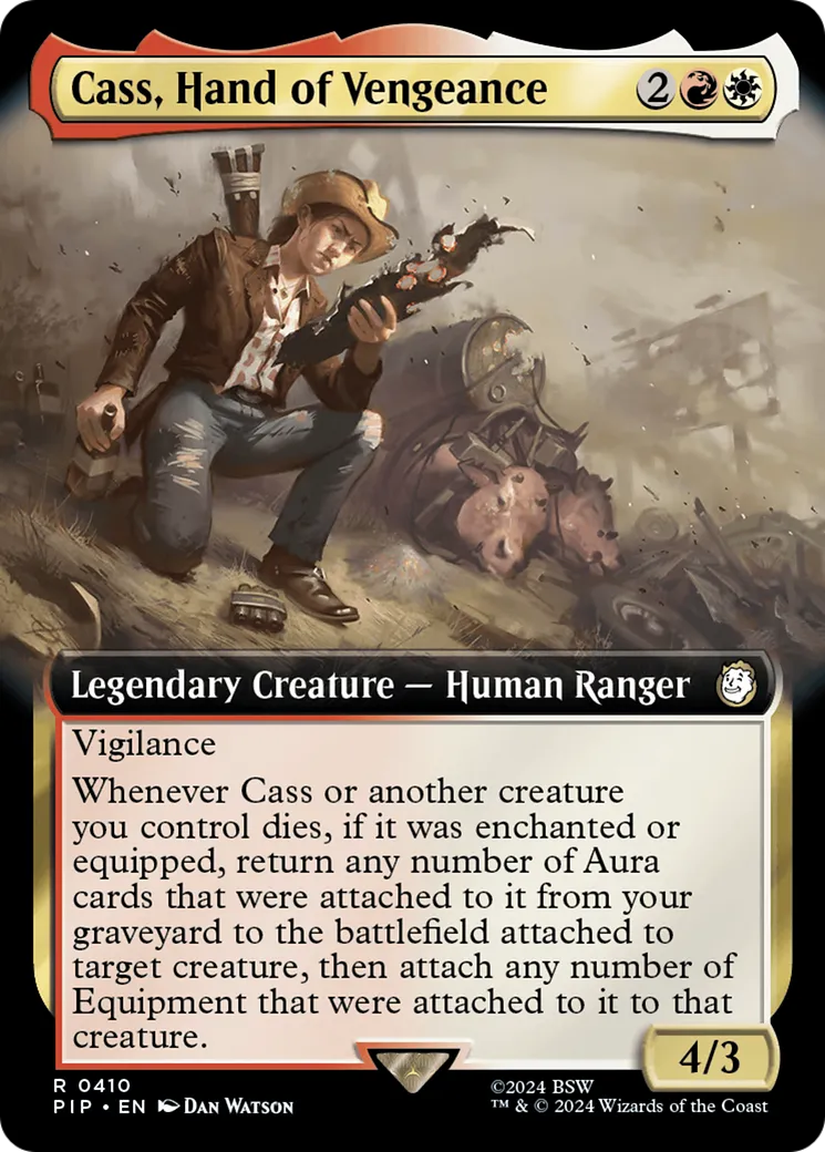 Cass, bras armé de la vengeance — Fallout — Magic: The Gathering