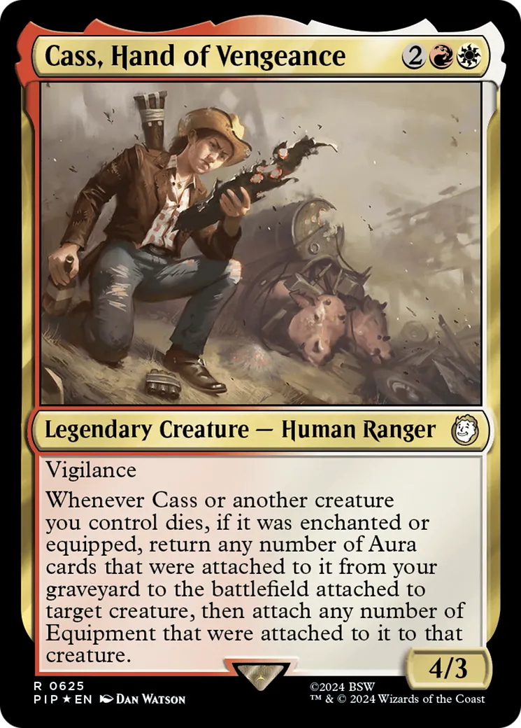 Cass, Hand of Vengeance from Fallout - Magic: The Gathering