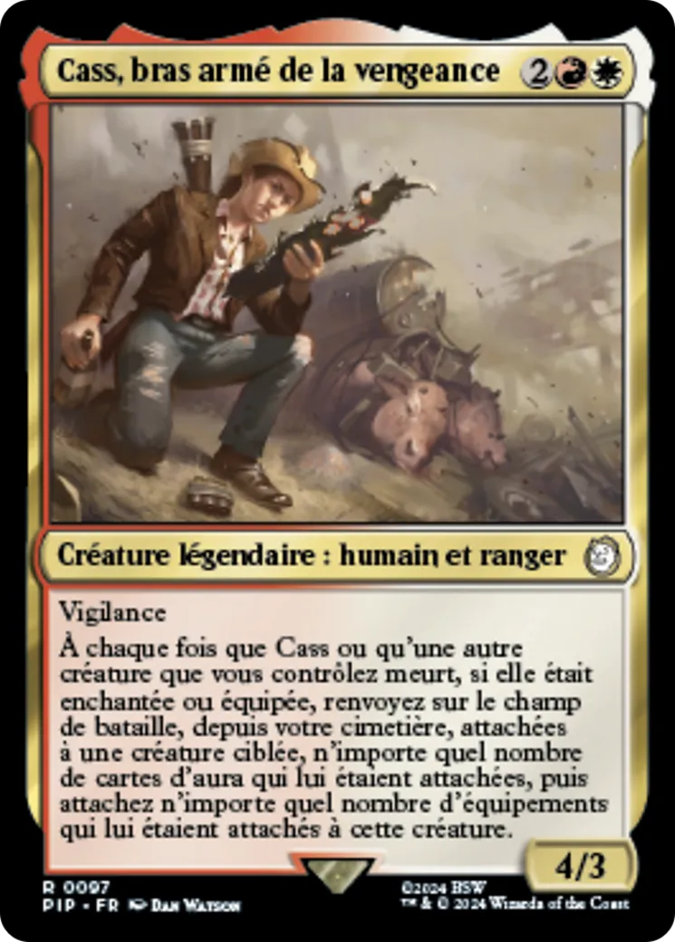 Cass, bras armé de la vengeance — Fallout — Magic: The Gathering
