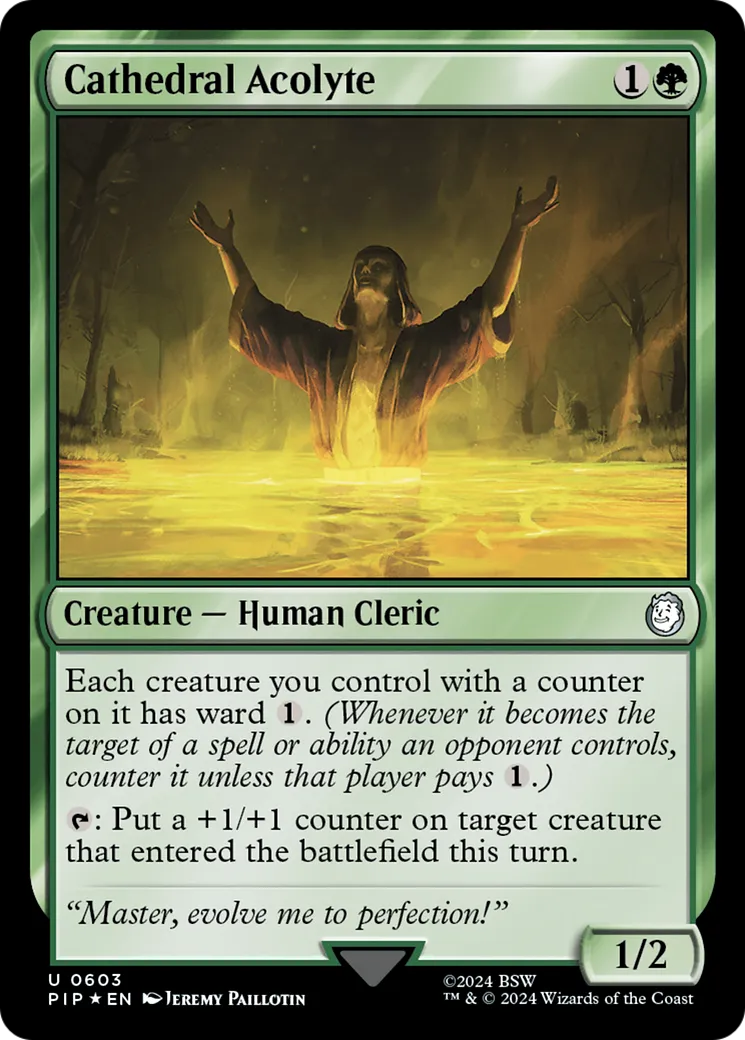 Cathedral Acolyte — Fallout — Magic: The Gathering