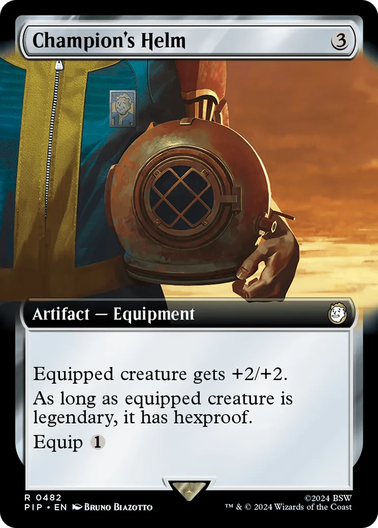 Champion's Helm — Fallout — Magic: The Gathering