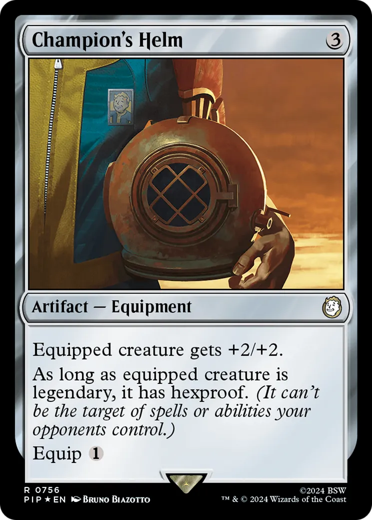Champion's Helm — Fallout — Magic: The Gathering