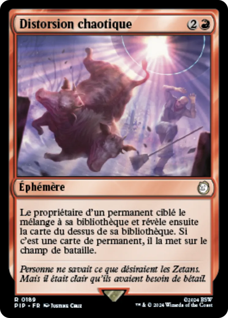 Distorsion chaotique — Fallout — Magic: The Gathering