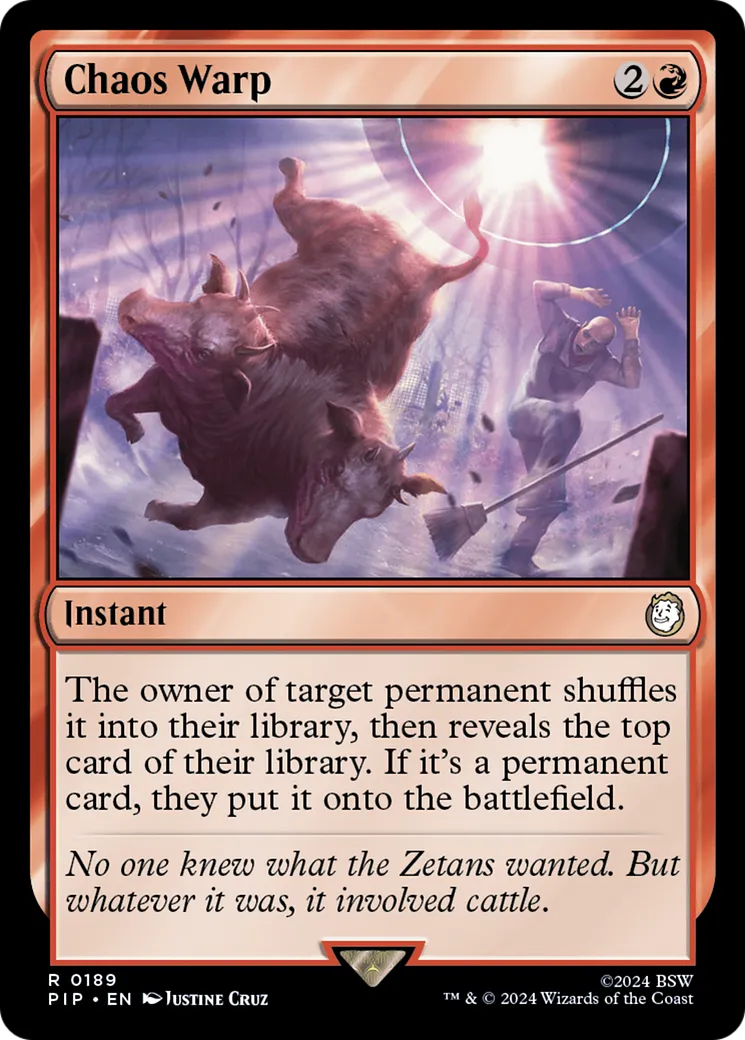 Chaos Warp — Fallout — Magic: The Gathering