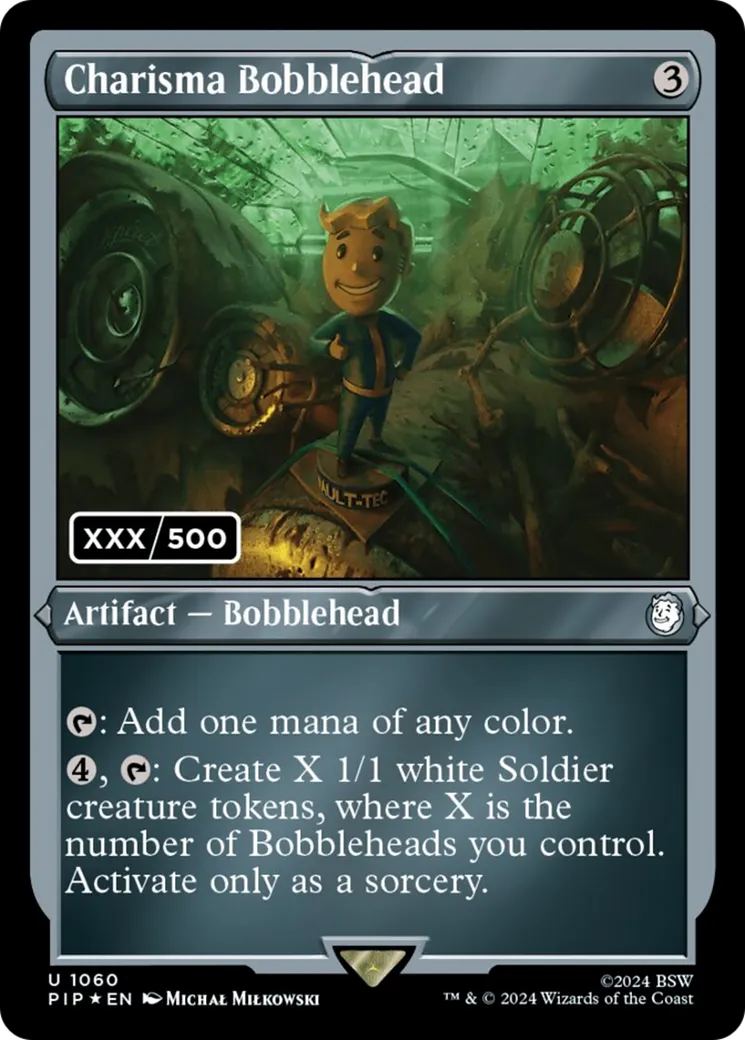 Figurine Charisme — Fallout — Magic: The Gathering
