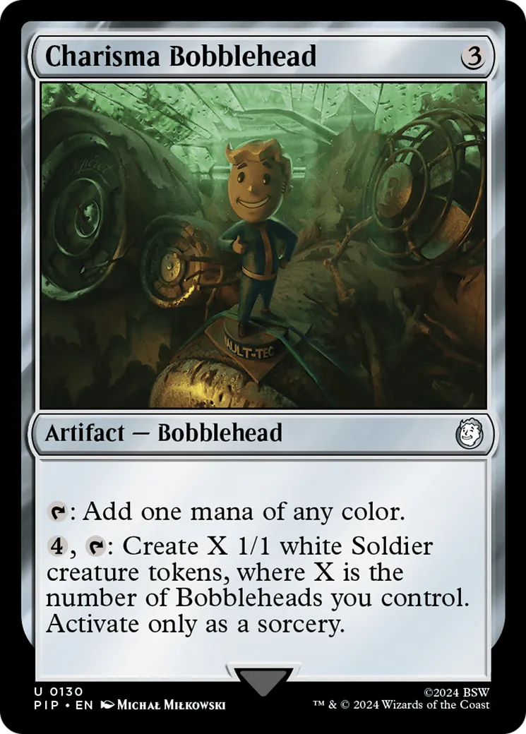 Charisma Bobblehead — Fallout — Magic: The Gathering