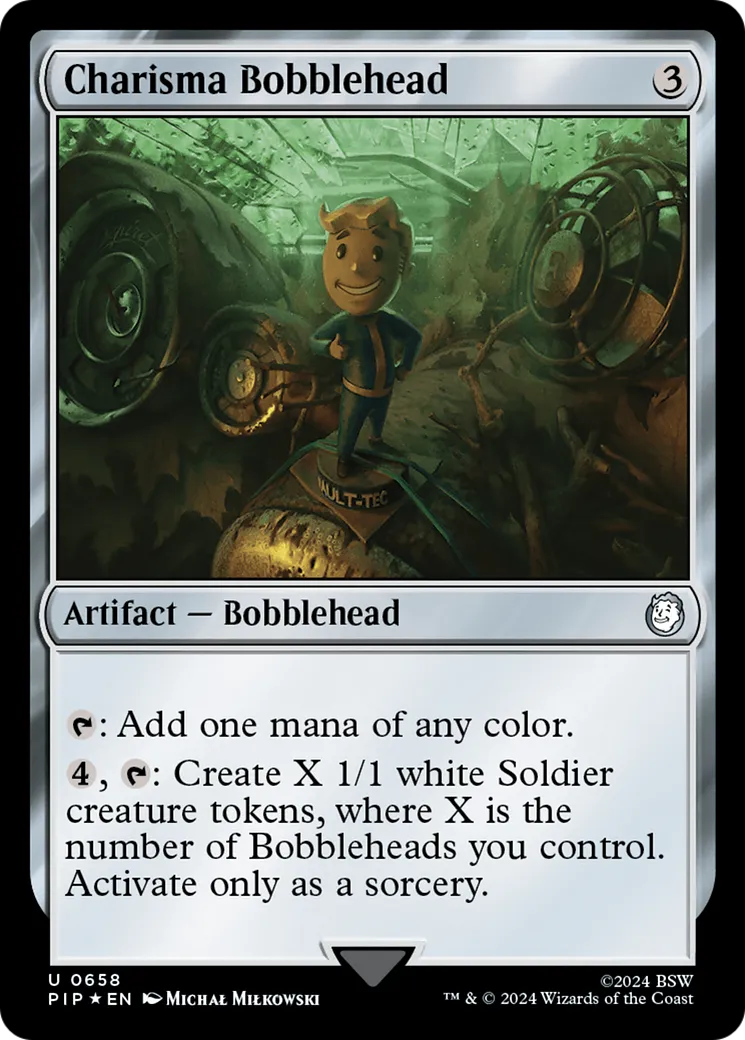 Charisma Bobblehead — Fallout — Magic: The Gathering