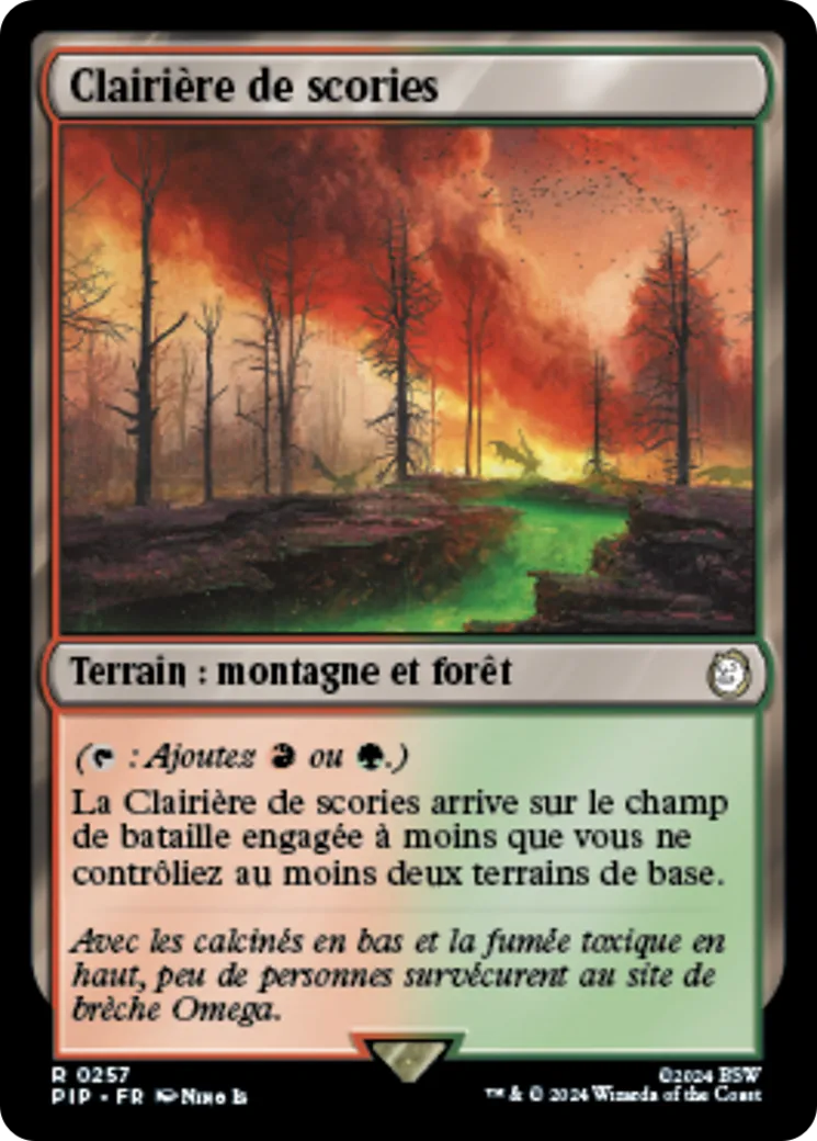Clairière de scories — Fallout — Magic: The Gathering