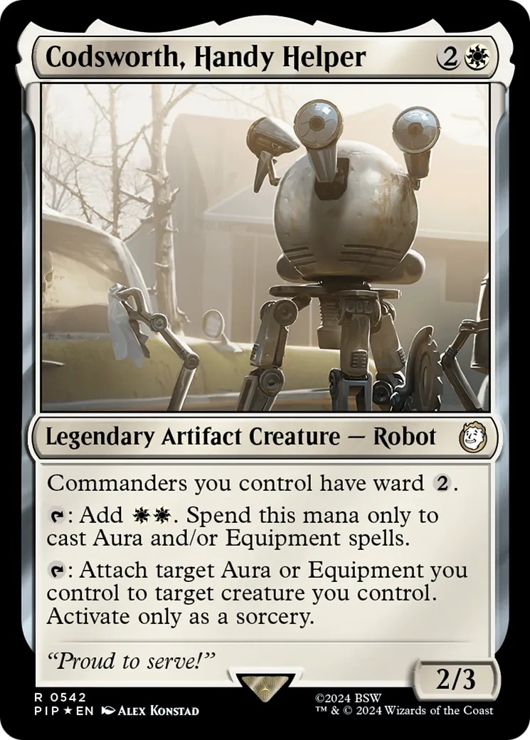 Codsworth, Handy Helper — Fallout — Magic: The Gathering
