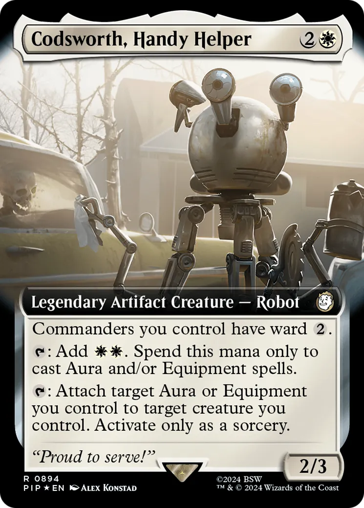Codsworth, assistant multitâche — Fallout — Magic: The Gathering