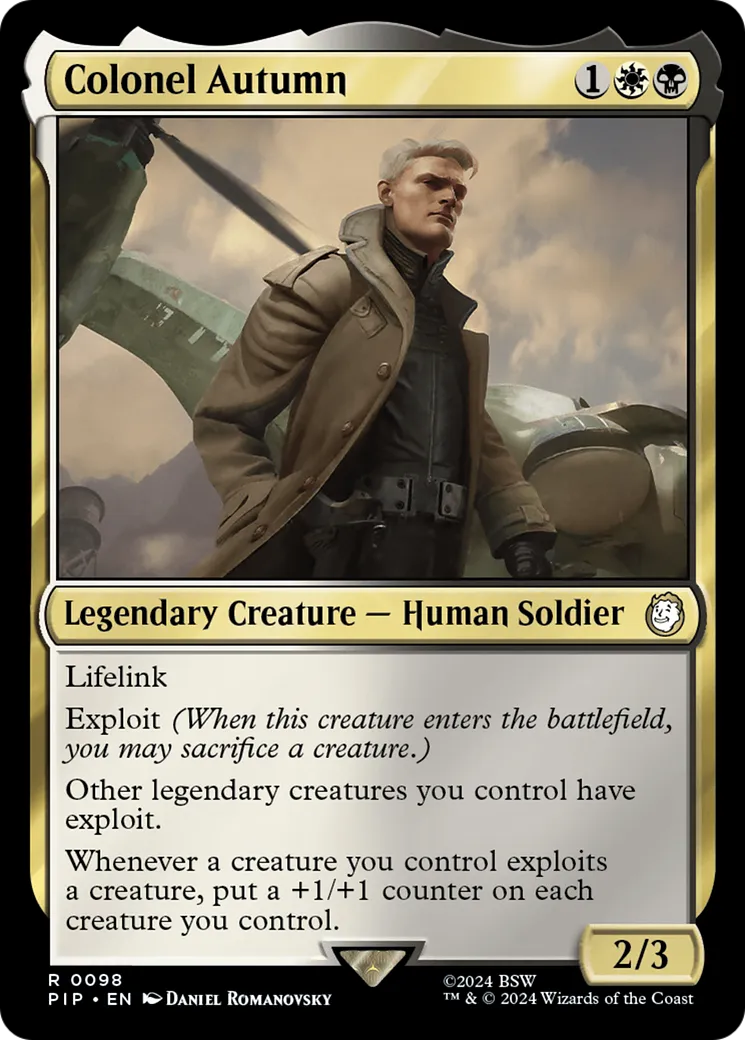 Colonel Autumn — Fallout — Magic: The Gathering