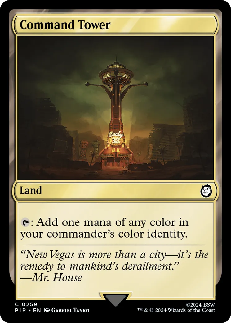 Command Tower — Fallout — Magic: The Gathering
