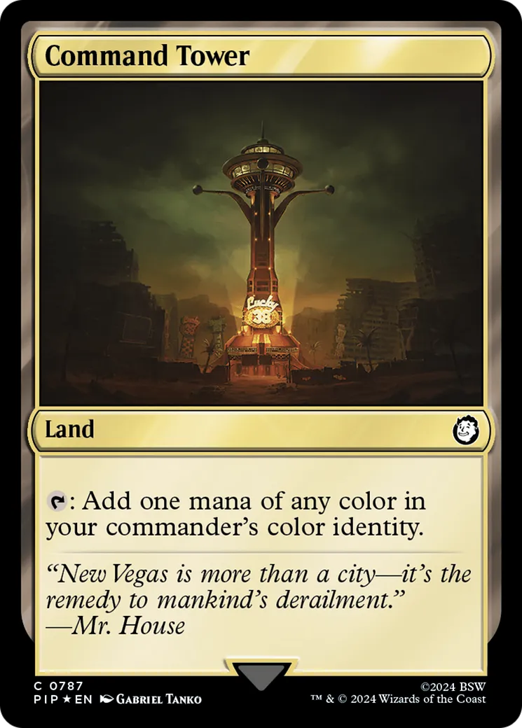 Command Tower — Fallout — Magic: The Gathering