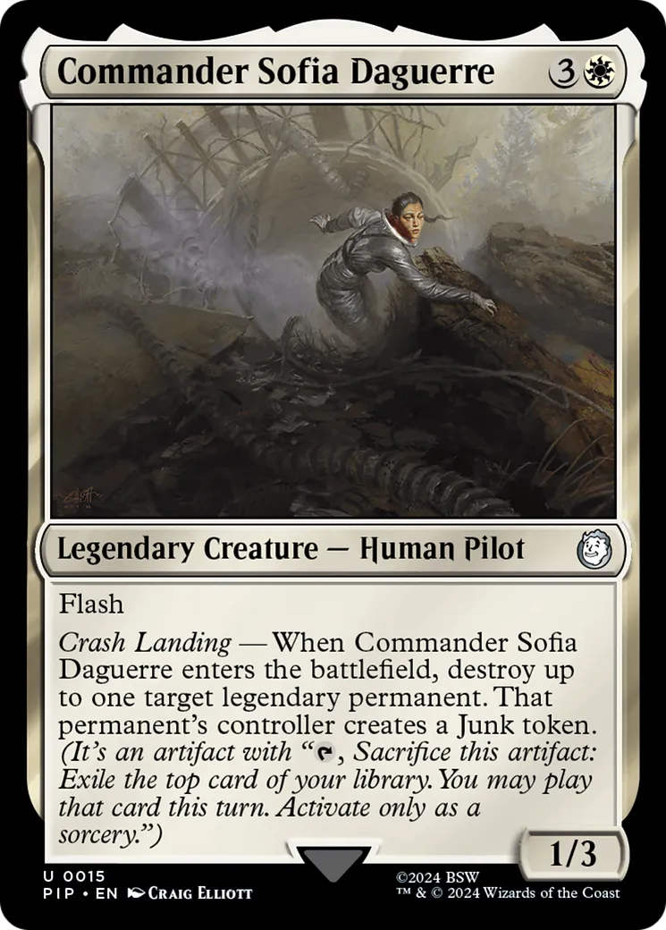 Commander Sofia Daguerre — Fallout — Magic: The Gathering