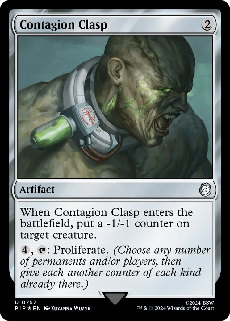Contagion Clasp from Fallout - Magic: The Gathering