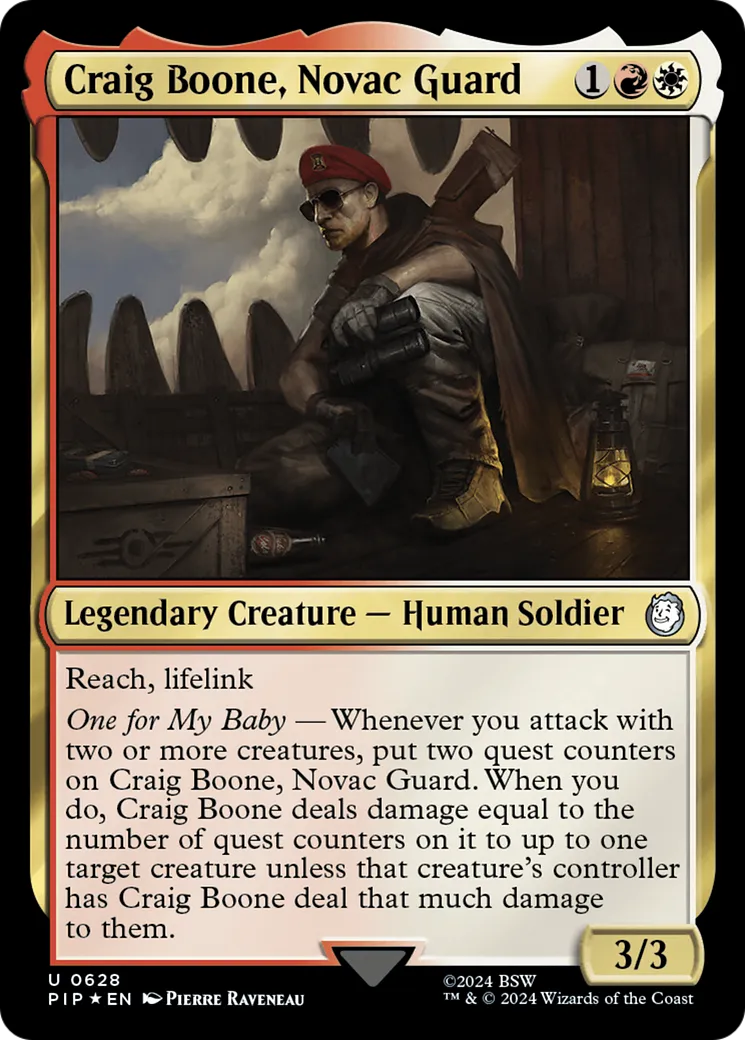 Craig Boone, Novac Guard — Fallout — Magic: The Gathering