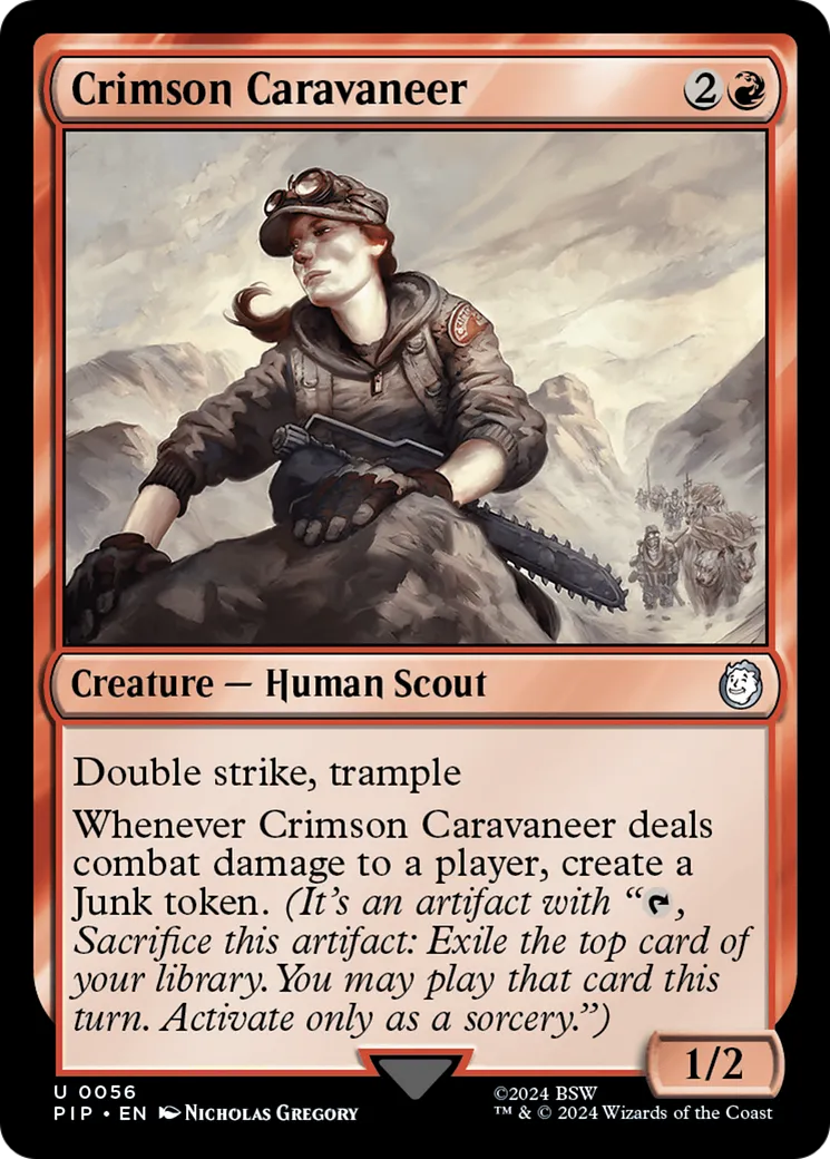 Crimson Caravaneer — Fallout — Magic: The Gathering
