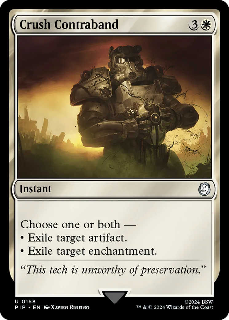 Crush Contraband — Fallout — Magic: The Gathering