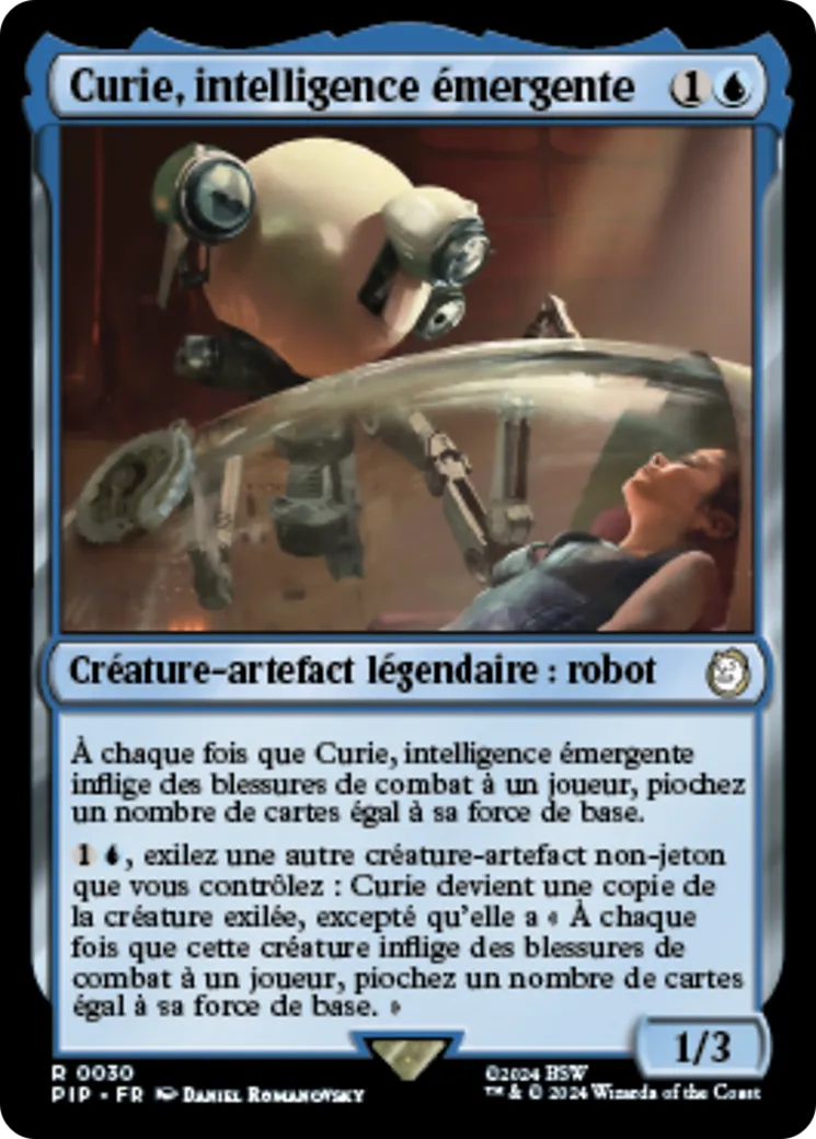 Curie, intelligence émergente — Fallout — Magic: The Gathering