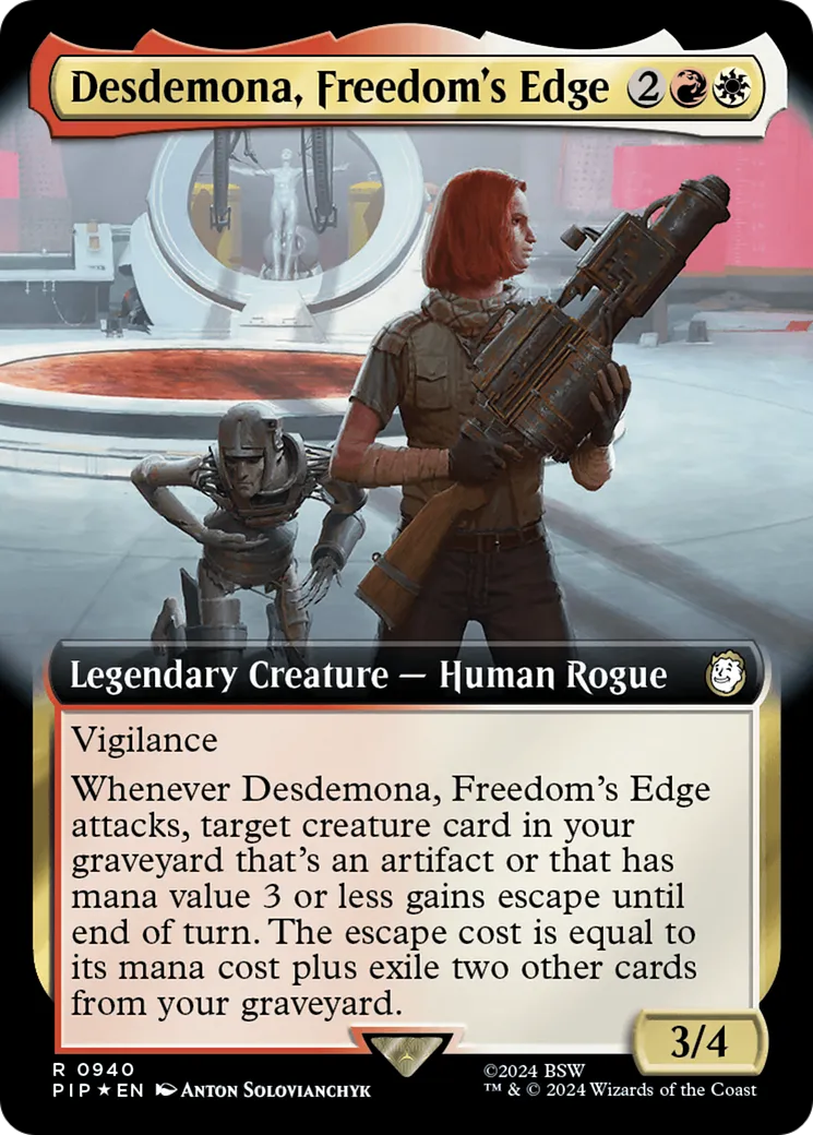 Desdemona, combattante de la liberté — Fallout — Magic: The Gathering