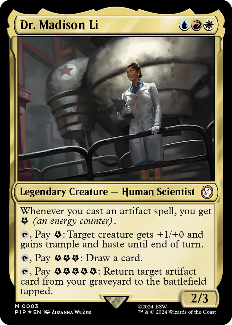Dr. Madison Li from Fallout - Magic: The Gathering