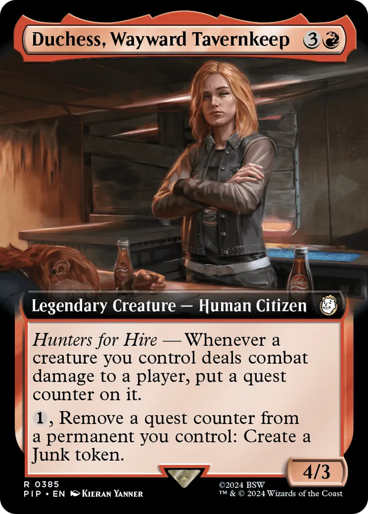 Duchesse, barmaid insoumise — Fallout — Magic: The Gathering