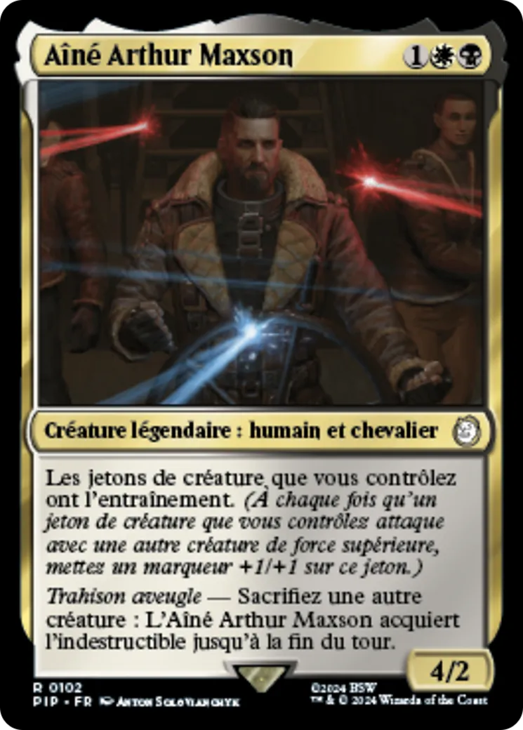 Aîné Arthur Maxson from Fallout - Magic: The Gathering