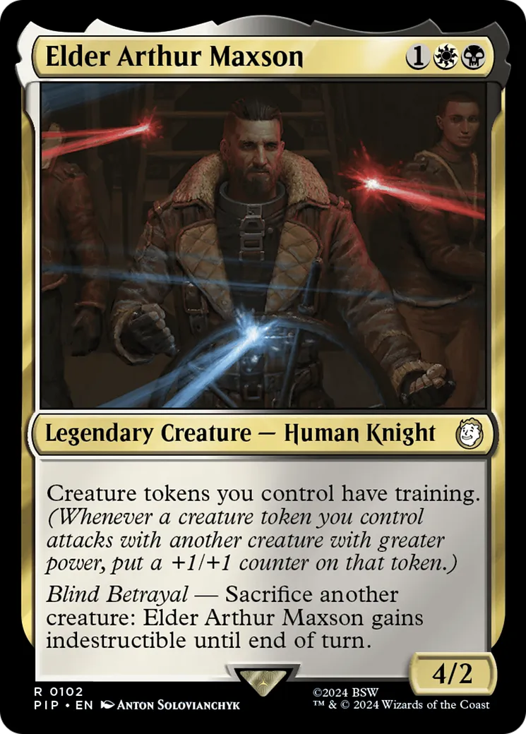 Aîné Arthur Maxson — Fallout — Magic: The Gathering