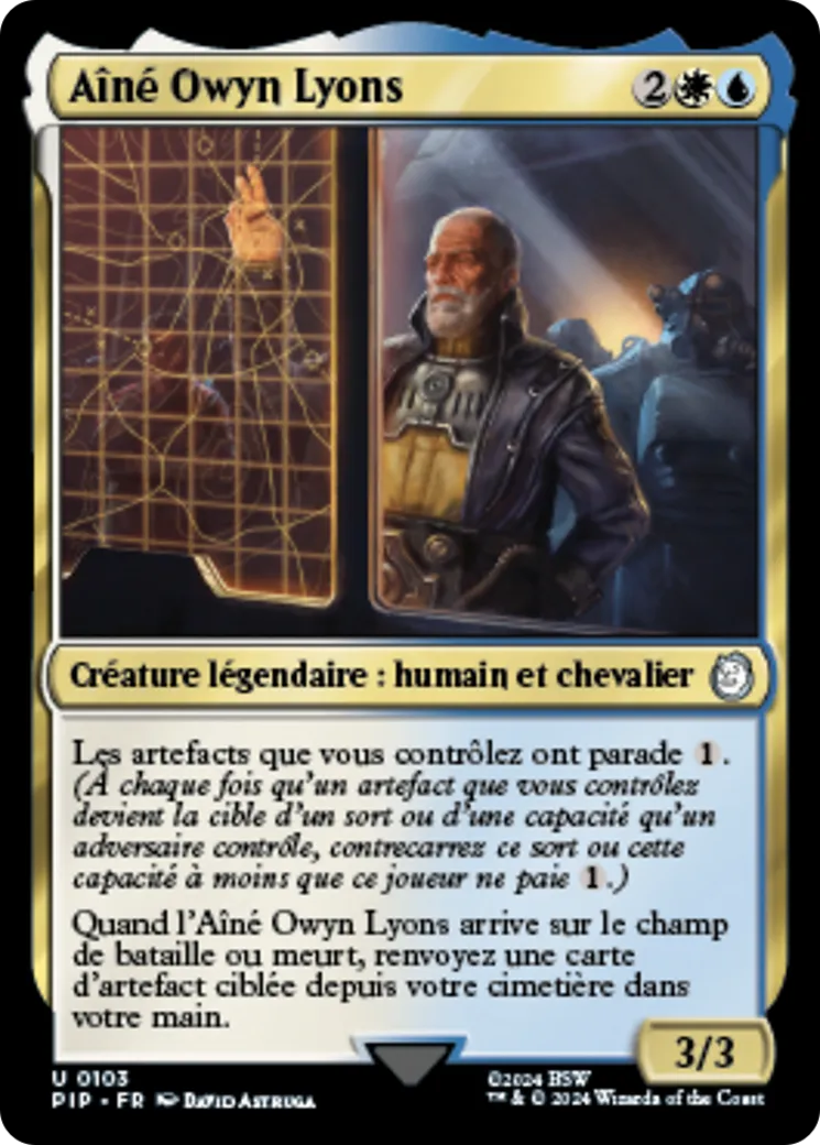 Aîné Owyn Lyons — Fallout — Magic: The Gathering