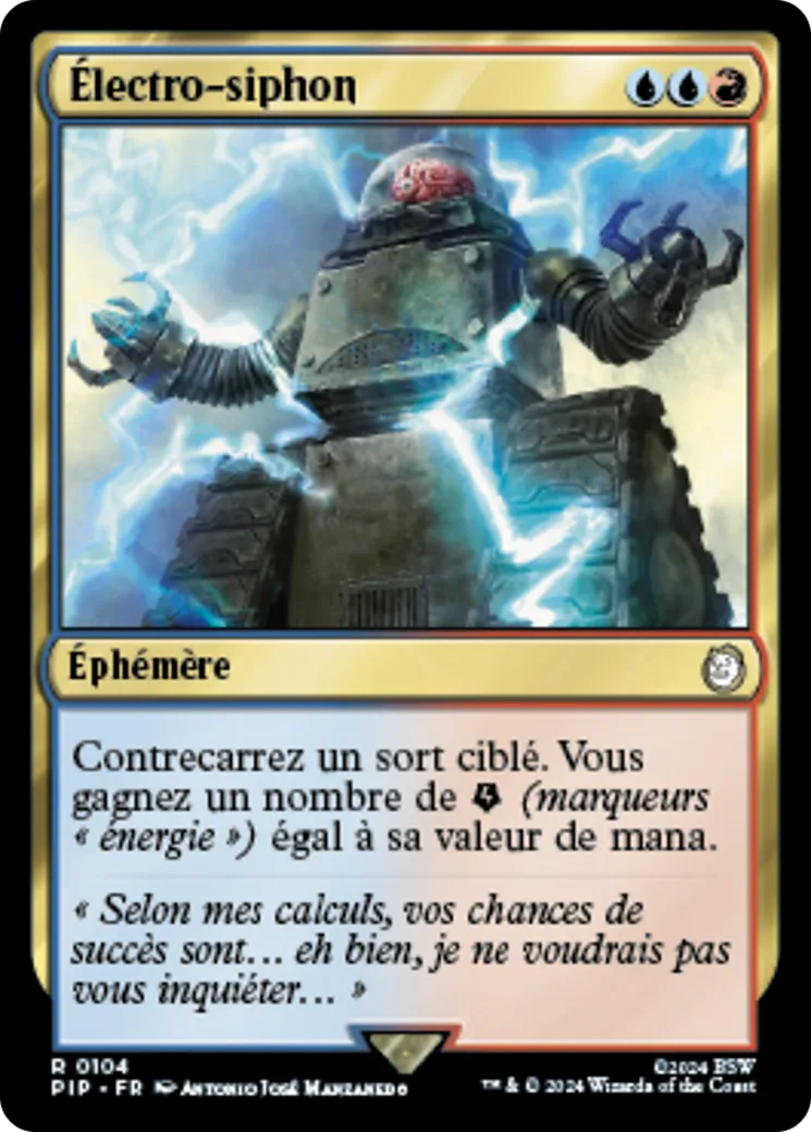 Électro-siphon — Fallout — Magic: The Gathering