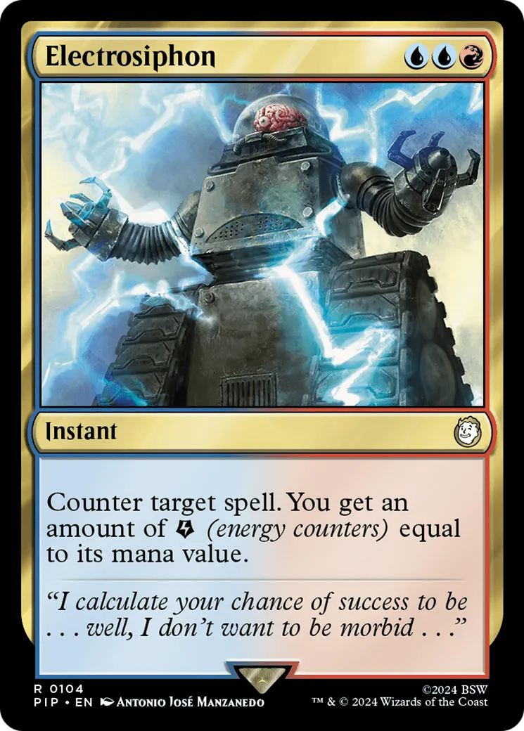 Électro-siphon — Fallout — Magic: The Gathering